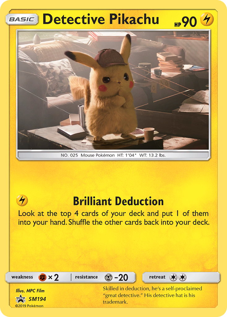 Detective Pikachu (SM194) [Sun & Moon: Black Star Promos] | Black Swamp Games