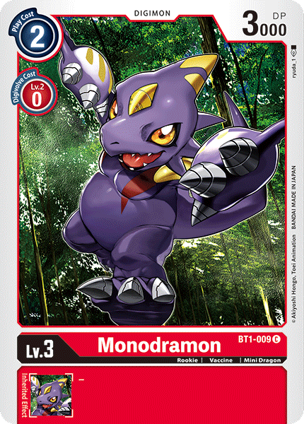 Monodramon [BT1-009] [Release Special Booster Ver.1.0] | Black Swamp Games