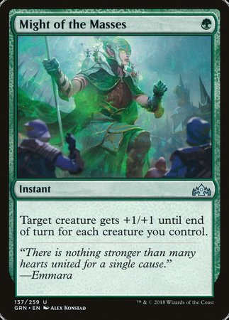 Might of the Masses [Guilds of Ravnica] | Black Swamp Games