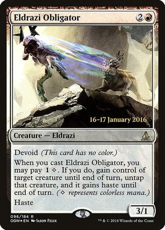 Eldrazi Obligator [Oath of the Gatewatch Promos] | Black Swamp Games