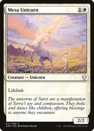 Mesa Unicorn [Dominaria] | Black Swamp Games