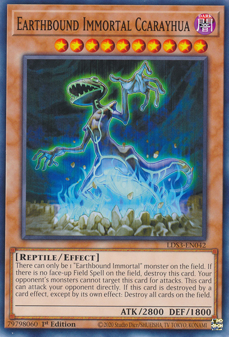 Earthbound Immortal Ccarayhua [LDS3-EN042] Common | Black Swamp Games