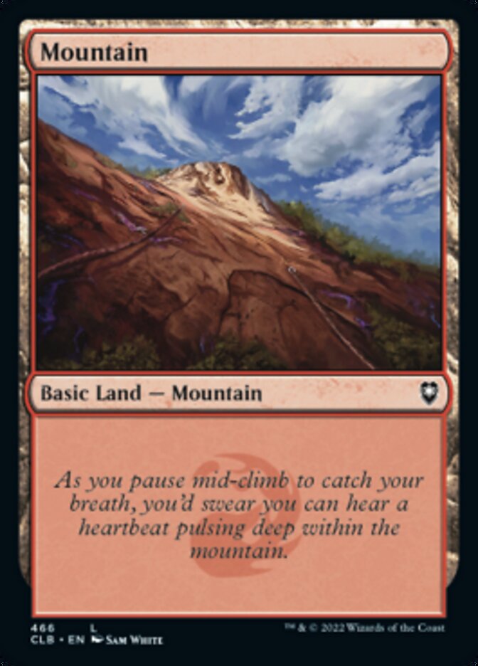 Mountain (466) [Commander Legends: Battle for Baldur's Gate] | Black Swamp Games