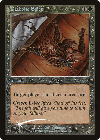 Diabolic Edict [Arena League 2001] | Black Swamp Games