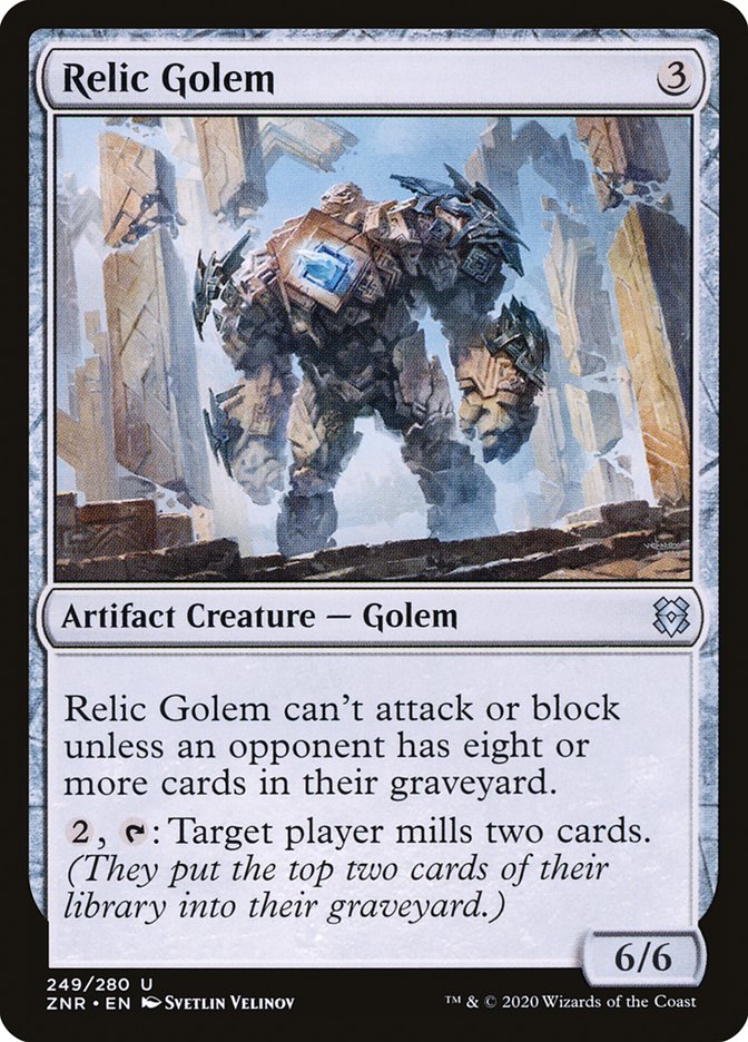 Relic Golem [Zendikar Rising] | Black Swamp Games