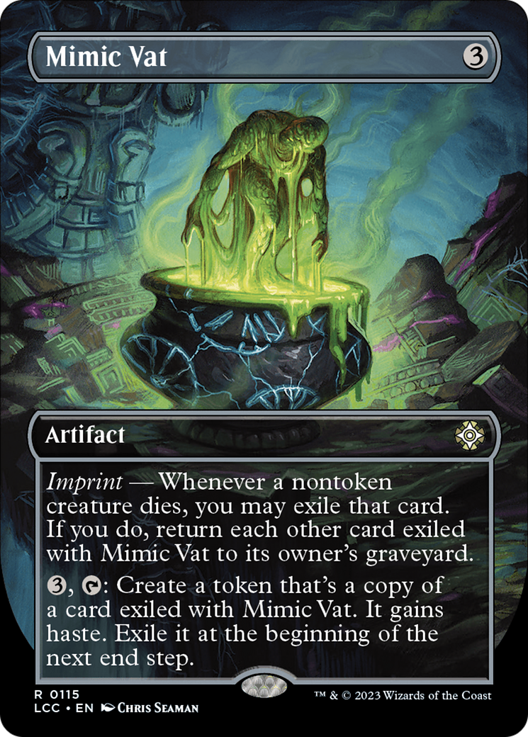 Mimic Vat (Borderless) [The Lost Caverns of Ixalan Commander] | Black Swamp Games