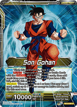 Son Gohan // 	SS Son Gohan, Hope of the Resistance (Common) [BT13-091] | Black Swamp Games