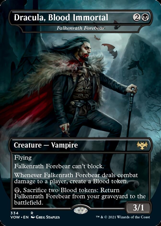 Falkenrath Forebear - Dracula, Blood Immortal [Innistrad: Crimson Vow] | Black Swamp Games