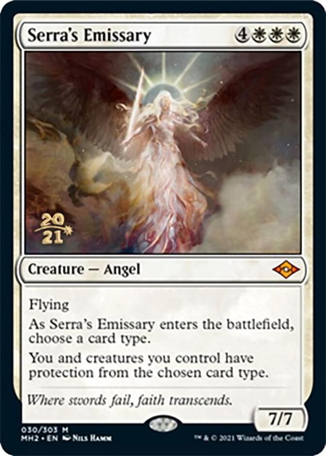 Serra's Emissary [Modern Horizons 2 Prerelease Promos] | Black Swamp Games