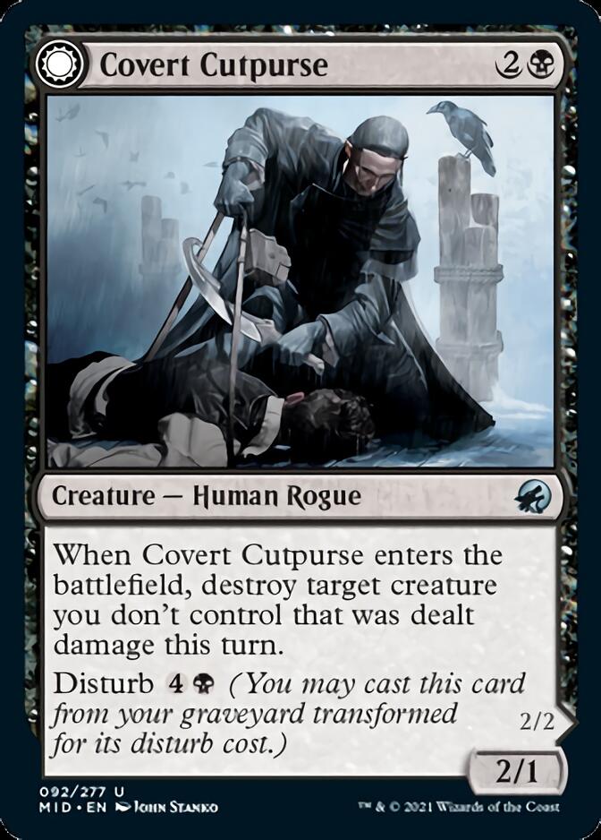 Covert Cutpurse // Covetous Geist [Innistrad: Midnight Hunt] | Black Swamp Games