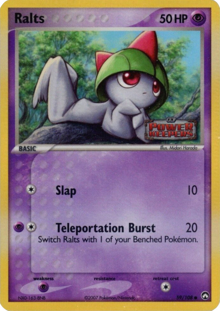 Ralts (59/108) (Stamped) [EX: Power Keepers] | Black Swamp Games