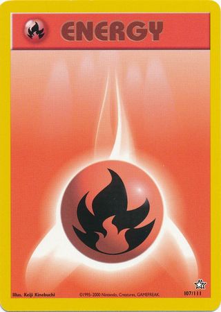 Fire Energy (107/111) [Neo Genesis Unlimited] | Black Swamp Games