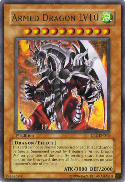 Armed Dragon LV10 [DP2-EN013] Ultra Rare | Black Swamp Games