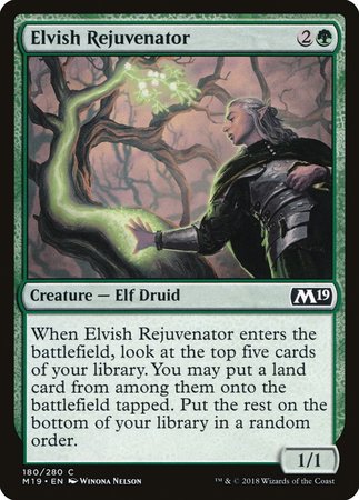 Elvish Rejuvenator [Core Set 2019] | Black Swamp Games