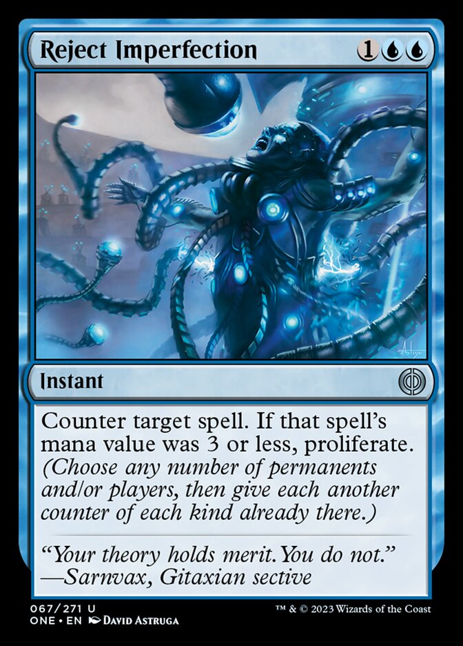 Reject Imperfection [Phyrexia: All Will Be One] | Black Swamp Games