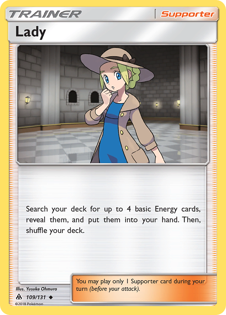 Lady (109/131) [Sun & Moon: Forbidden Light] | Black Swamp Games