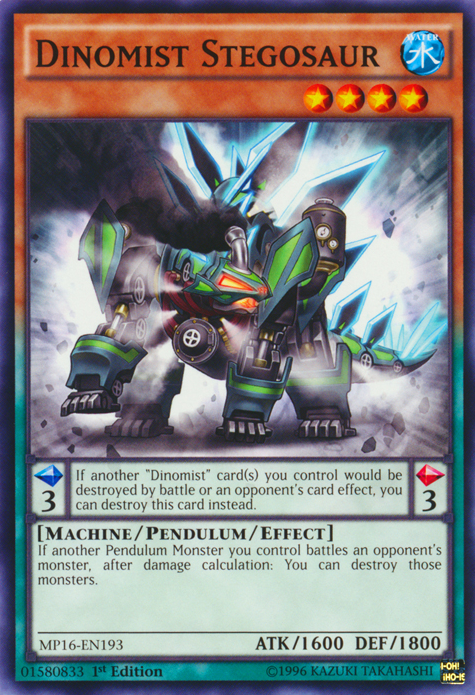 Dinomist Stegosaur [MP16-EN193] Common | Black Swamp Games
