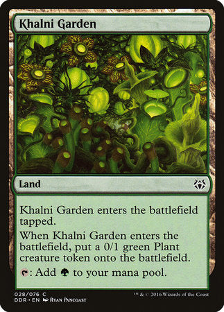 Khalni Garden [Duel Decks: Nissa vs. Ob Nixilis] | Black Swamp Games