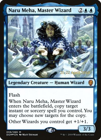 Naru Meha, Master Wizard [Dominaria Promos] | Black Swamp Games