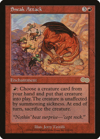 Sneak Attack [Urza's Saga] | Black Swamp Games