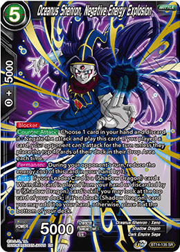 Oceanus Shenron, Negative Energy Explosion (BT14-135) [Cross Spirits] | Black Swamp Games