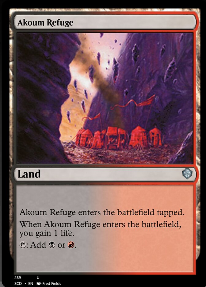 Akoum Refuge [Starter Commander Decks] | Black Swamp Games