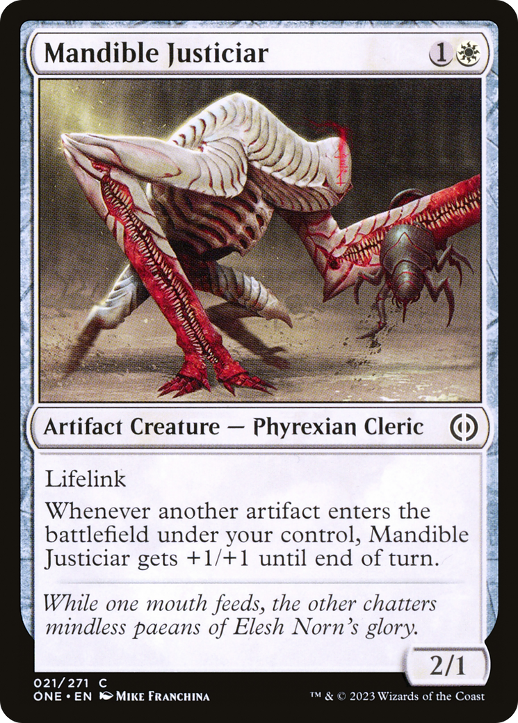 Mandible Justiciar [Phyrexia: All Will Be One] | Black Swamp Games