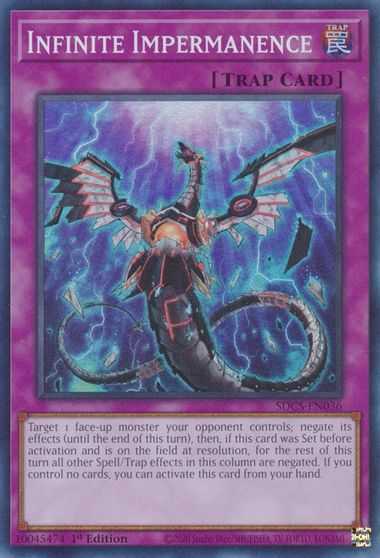 Infinite Impermanence [SDCS-EN036] Super Rare | Black Swamp Games