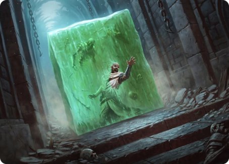 Gelatinous Cube Art Card [Dungeons & Dragons: Adventures in the Forgotten Realms Art Series] | Black Swamp Games