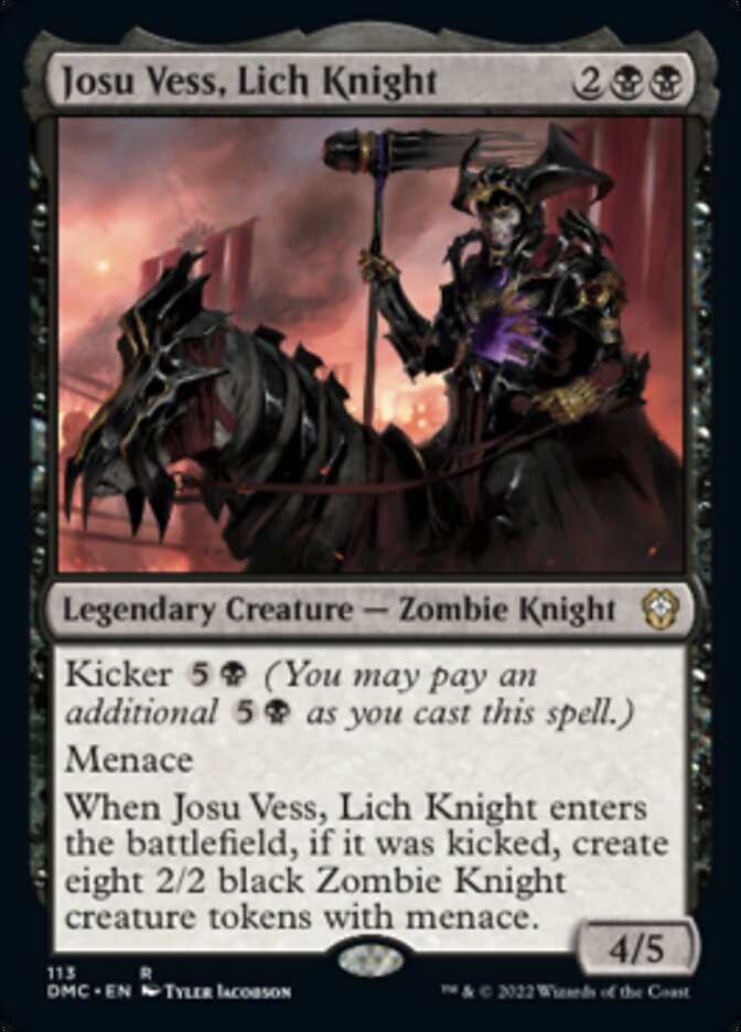Josu Vess, Lich Knight [Dominaria United Commander] | Black Swamp Games