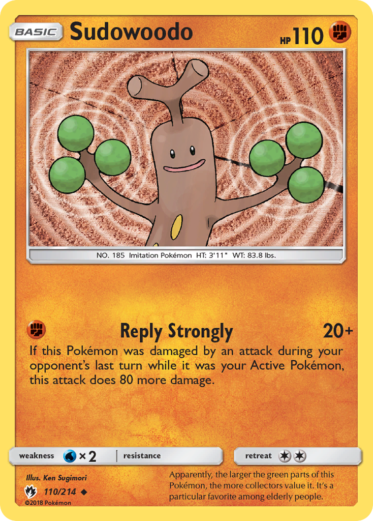 Sudowoodo (110/214) [Sun & Moon: Lost Thunder] | Black Swamp Games