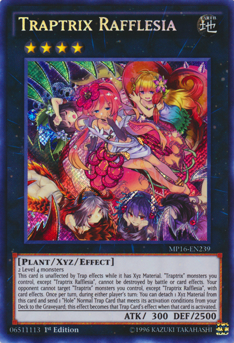 Traptrix Rafflesia [MP16-EN239] Secret Rare | Black Swamp Games