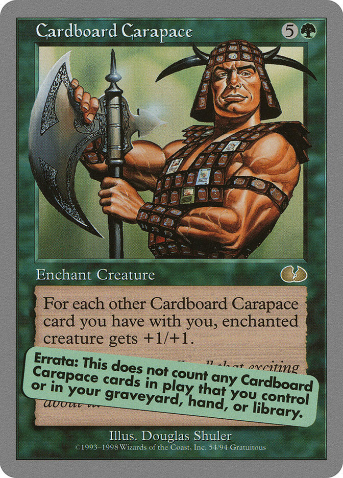 Cardboard Carapace [Unglued] | Black Swamp Games