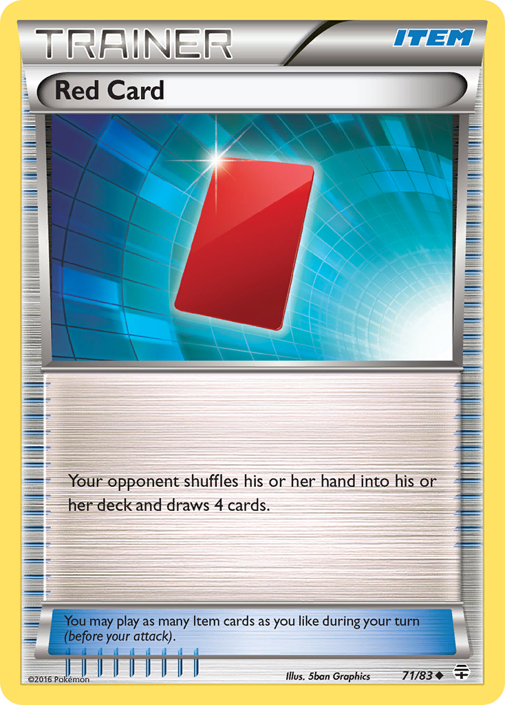 Red Card (71/83) [XY: Generations] | Black Swamp Games