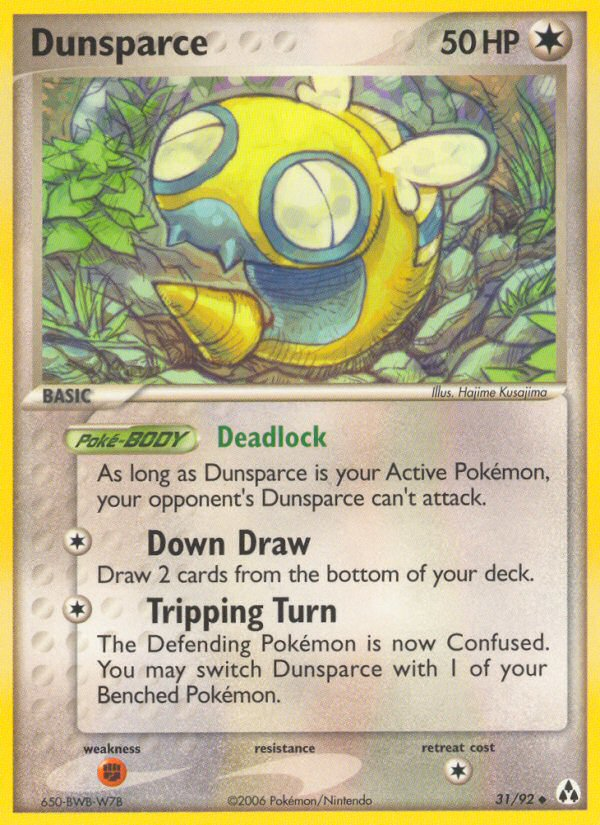 Dunsparce (31/92) [EX: Legend Maker] | Black Swamp Games