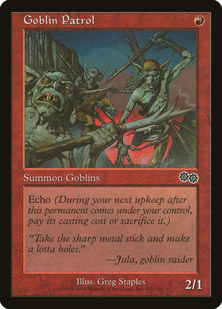 Goblin Patrol [Urza's Saga] | Black Swamp Games