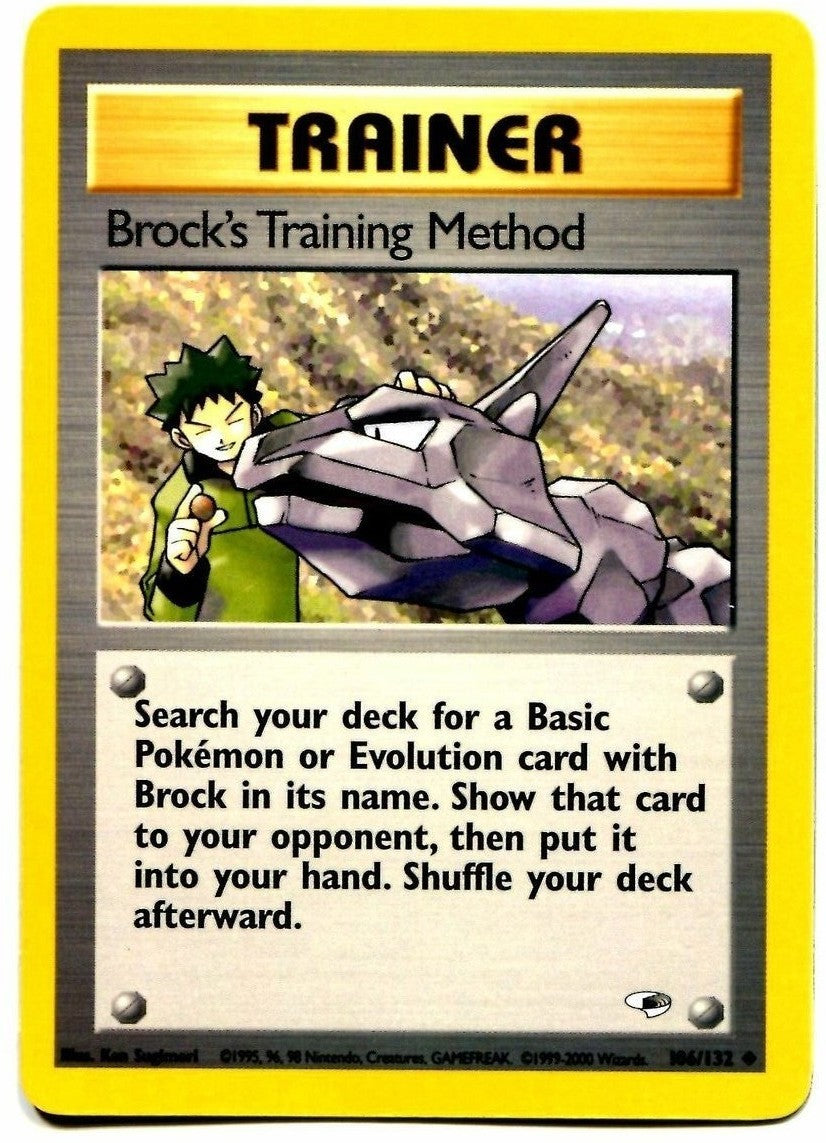 Brock's Training Method (106/132) [Gym Heroes Unlimited] | Black Swamp Games