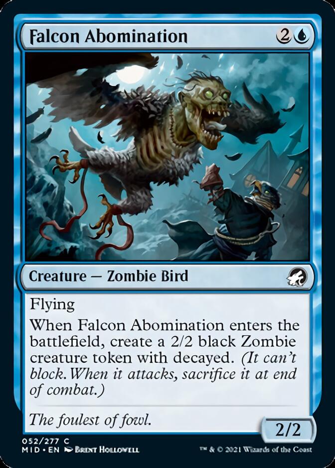 Falcon Abomination [Innistrad: Midnight Hunt] | Black Swamp Games