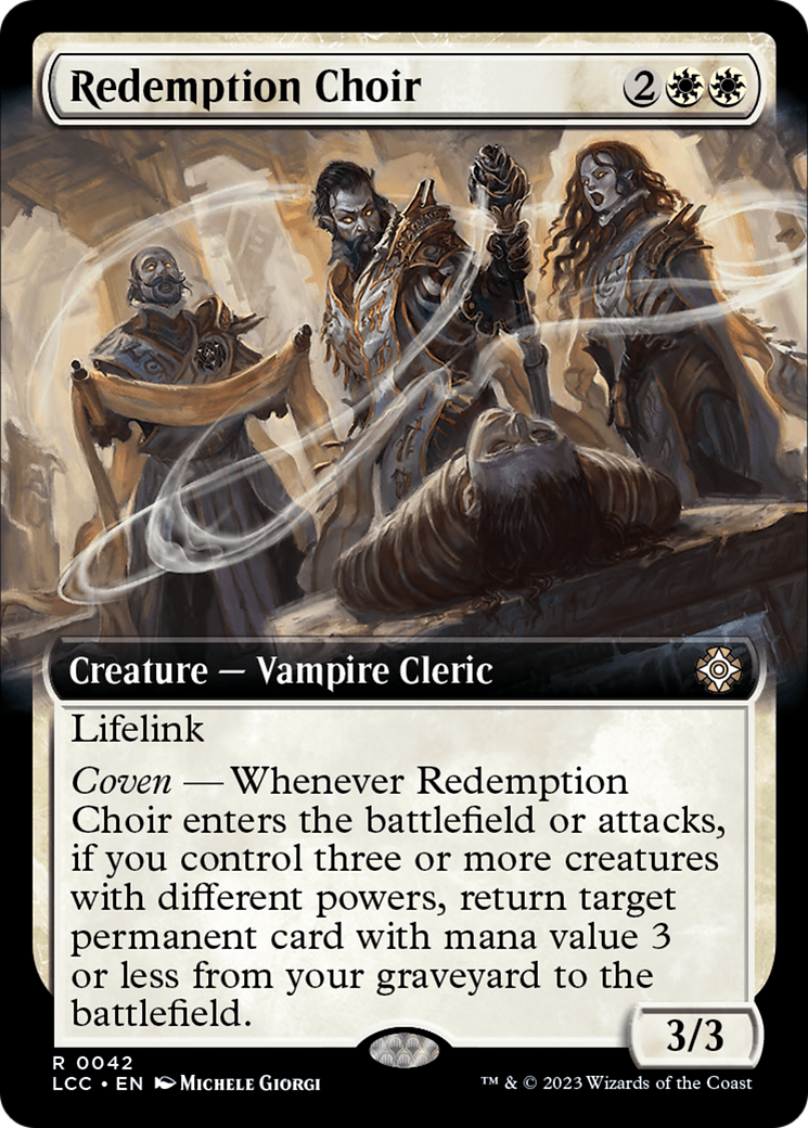 Redemption Choir (Extended Art) [The Lost Caverns of Ixalan Commander] | Black Swamp Games