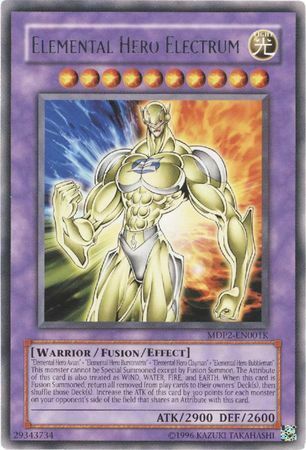 Elemental Hero Electrum (Redemption Replacement) [MDP2-EN001K] Rare | Black Swamp Games