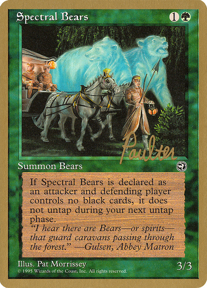 Spectral Bears (Preston Poulter) [Pro Tour Collector Set] | Black Swamp Games