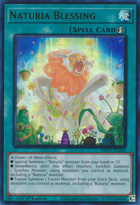 Naturia Blessing [MP23-EN204] Ultra Rare | Black Swamp Games