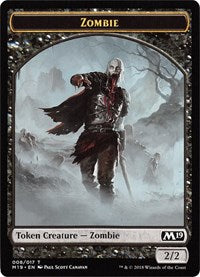 Zombie // Goblin Double-sided Token (Game Night) [Core Set 2019 Tokens] | Black Swamp Games
