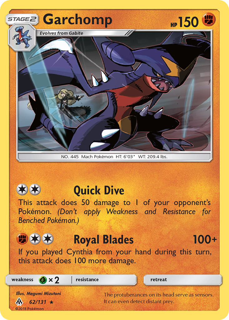 Garchomp (62/131) [Sun & Moon: Forbidden Light] | Black Swamp Games