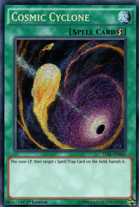 Cosmic Cyclone [TDIL-EN065] Secret Rare | Black Swamp Games