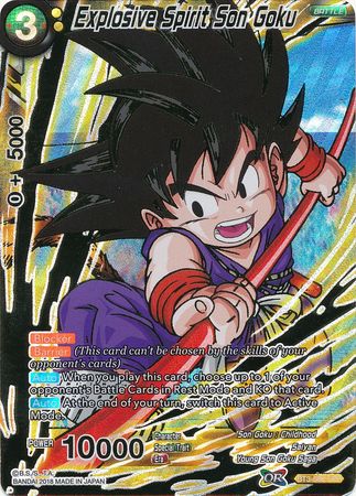 Explosive Spirit Son Goku (SPR) [BT3-088] | Black Swamp Games