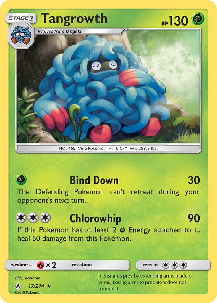 Tangrowth (17/214) [Sun & Moon: Unbroken Bonds] | Black Swamp Games