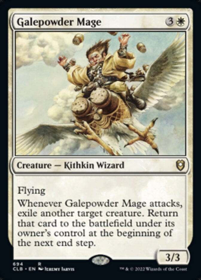 Galepowder Mage [Commander Legends: Battle for Baldur's Gate] | Black Swamp Games