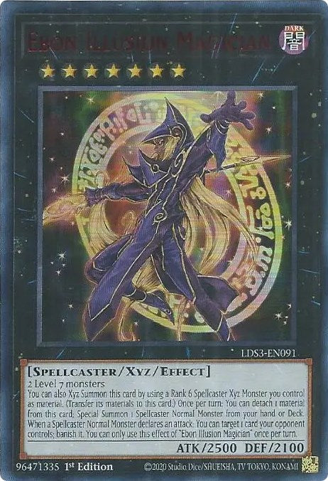 Ebon Illusion Magician (Red) [LDS3-EN091] Ultra Rare | Black Swamp Games