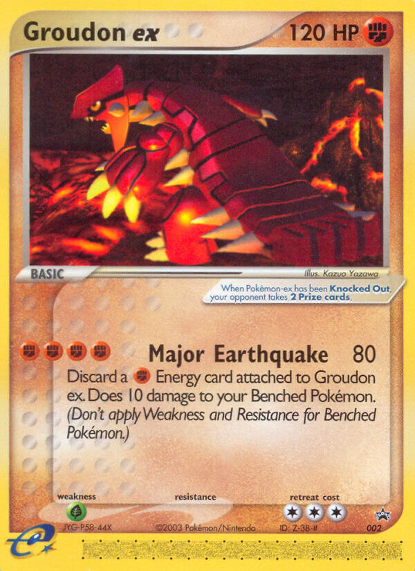 Groudon ex (002) [Nintendo: Black Star Promos] | Black Swamp Games